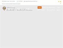 Tablet Screenshot of portlandenergybasketball.com